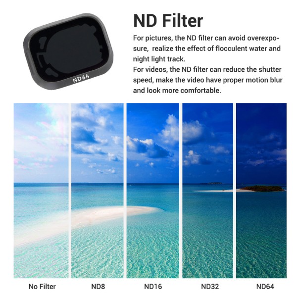 UV CPL ND8 ND16 ND32 ND64 DJI Mini 3 Pro Filters 6 In 1 ND Filter Sets