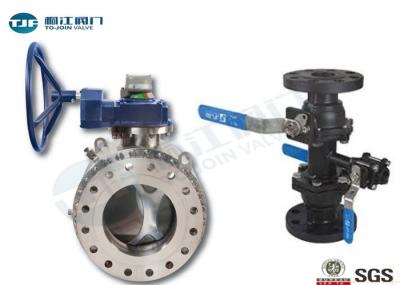 Duplex Stainless Steel DBB Ball Valve , API 6D Trunnion Type Ball Valve