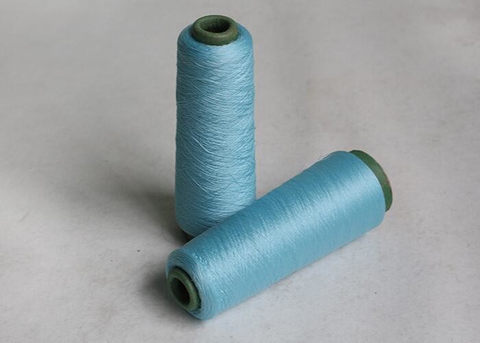 100% Dyed Gassed And Mercerized Pure Cotton Yarn 50S 60S For Sewing , Ring Spun