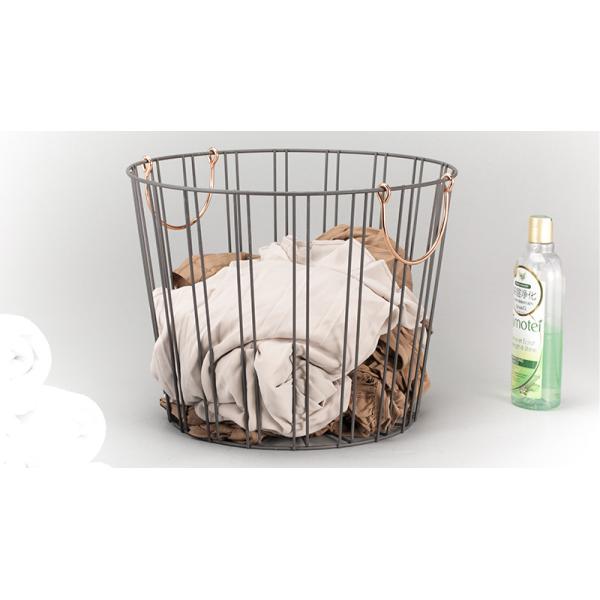 Wardrobe Organiser Drawer Organiser Household Metal Basket With Handle For Sundries