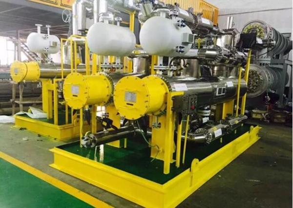 Oil Fired Thermic Fluid Heater , PT100 Thermostat High Efficiency Electric Heater