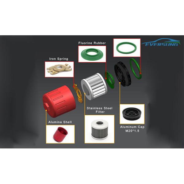 M20x1.5 Thread Magnet Shell 304 Stainless Steel Reusable Oil Filter For HONDA Acur