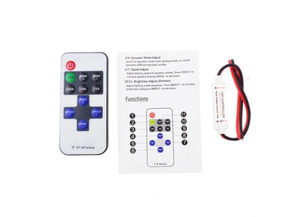 Mini 2A*3 Rf Single Color Remote Controller 20m Remote Control