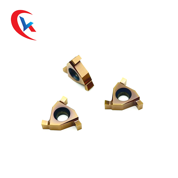 16ER PVD Coating 3 Cutting Edge Etc Carbide Grooving Inserts for CNC Machines