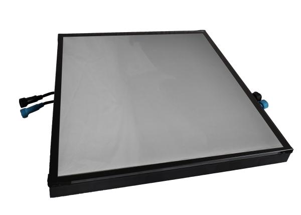 50x50cm LED Light Dance Floor Tempered Glass Waterproof Mirror RGB Panels Mats Tiles