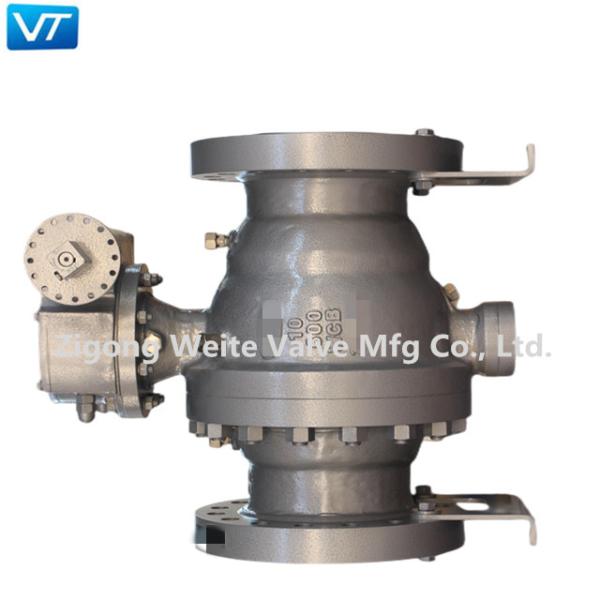 10 Class 600 Ball Valve Carbon Steel Trunnion Mounted Ball Valve Electric