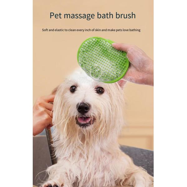 ТПР для домашних животных, ванная щетка для собак, мокрая и сухая ванна, массаж, щетка для кошек, шампунь для чистки, перчатка