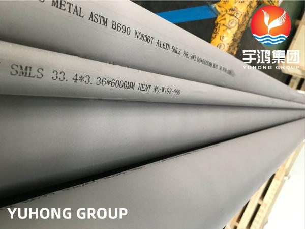 ASTM B690 Alloy 8367 Nickel Chromium Molybdenum Alloy Seamless Pipe