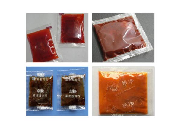 BOPP / CPP Liquid Packing Machine For Honey / Ketchup Sachet