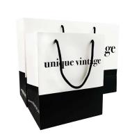 Emballage en gros et en vente au détail sur mesure Sacs en papier Sacs-cadeaux de luxe pour les achats Sacs-cadeaux avec poignées pour bijoux Petite entreprise commerciale