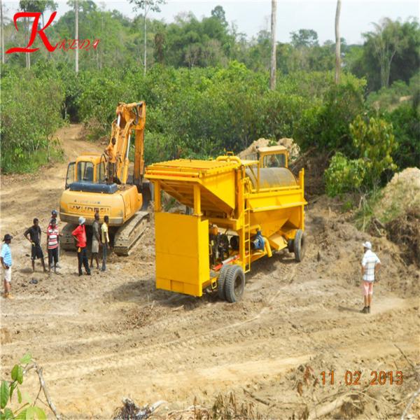 top quality small scale gold mining equipment trommel scrubber washing plant