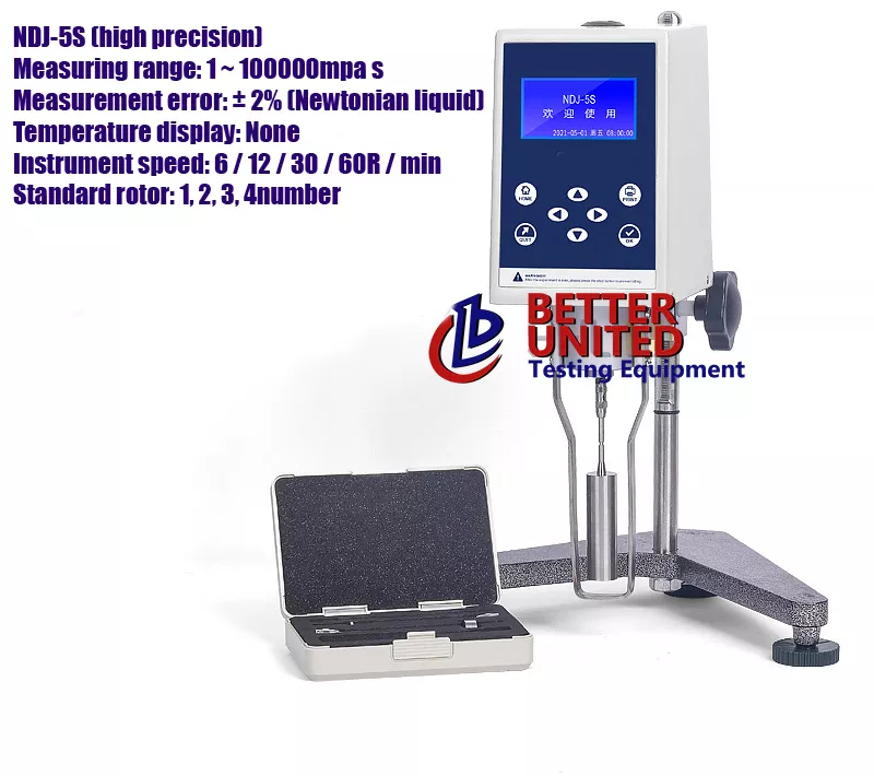 Оборудование для испытаний жидкостей цифров роторного Viscometer NDJ-5S сверля