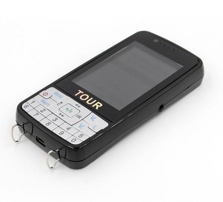 Black Simultaneous Interpretation Equipment 007B Automatic Induction Audio Guide Device