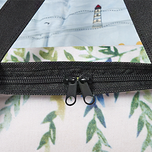 Clothes Storage Bag, Makeup Organizer With Reinforced Handle, Vinyl Storage Bags, Dual Zippers, Moving Totes