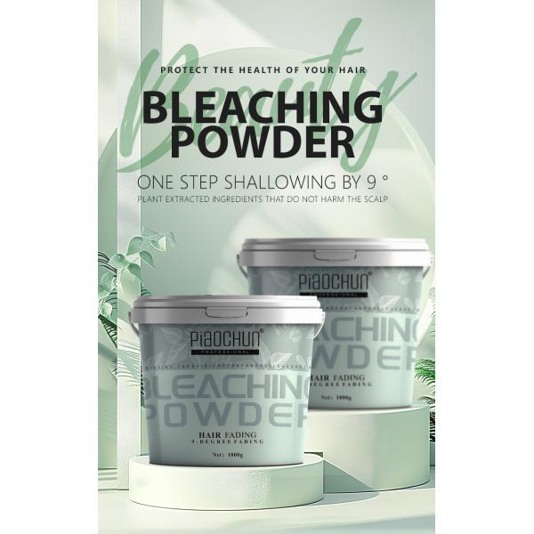 Polvo aclarador de cabello de salón de calidad 1000g ¥ 8-9 niveles aclarador, amigable con la piel, fuerte desvanecimiento, blanqueador de alta calidad
