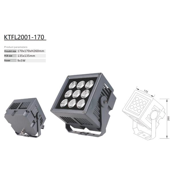 100W 120W Led Wall Washer Lumières extérieures architecturales extérieures Wall Wash Lighting