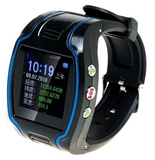 Watch Phone GPS Tracker W/ SOS Button For Emergent Call & Position Coordinates LED Display