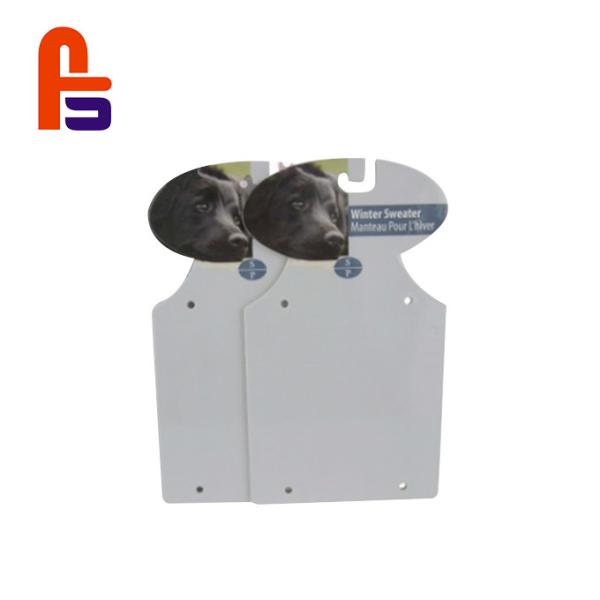 Colorful Printing Cute Design For Pets Dress Custom Cardboard Hangers