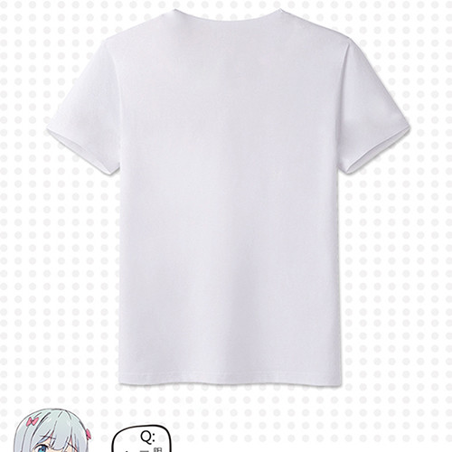 Custom White Casual Slim Fit Unisex T Shirt For Workout