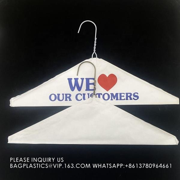Wire Cape Hangers For Dry Clean We Love Customer Paper Hangers For Cloth, Laundry Store supplies, Dry cleaner