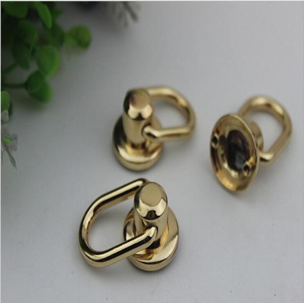 High quality light gold zinc alloy 16 mm metal stud rivet for handbag straps