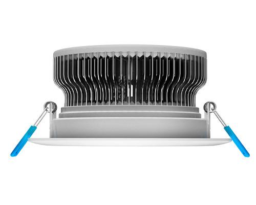 Cooling Fin 12W Epistar LED Down Lighting Lamps / LED Ceiling Lamp 3000K, 4000k, 6000K