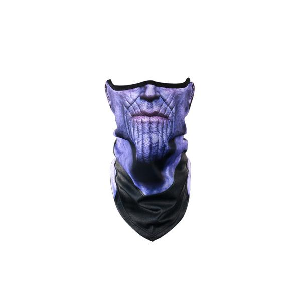 Sweat-proof Breathable Comfortable Pattern Outdoor Riding Bicycle Mouth Shield Motorcycle Face Mouth Shield Neck Head Scarf