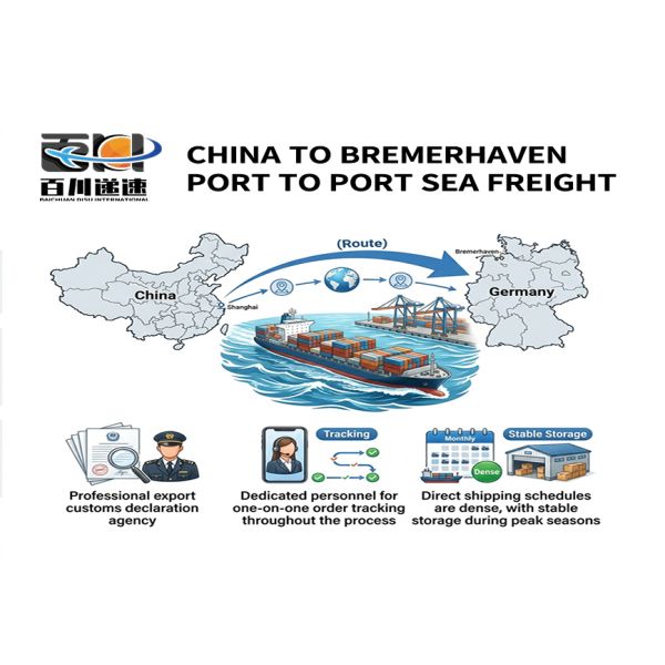 Low Cost Traditional Sea Shipping Port to Port from China to Bremerhaven