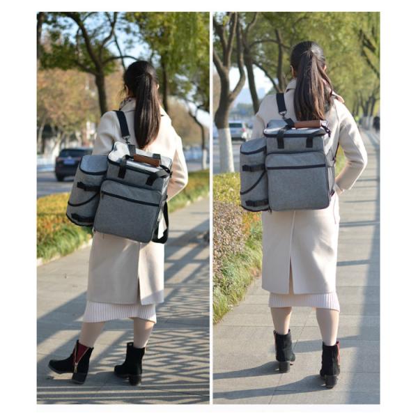 54cm 24cm Portable Dog Food Carrier Tote Adjustable Strap