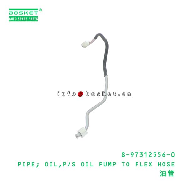 8-97312556-0 Power Steering Oil Pump To Flex Hose Oil Pipe suitable for ISUZU   8973125560
