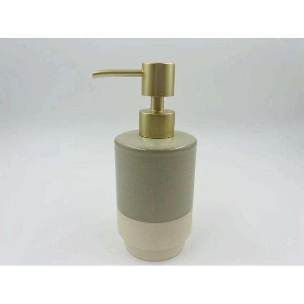 Керамические аксессуары для ванной столешницы круглый набор двухцветный диспенсер для мыла