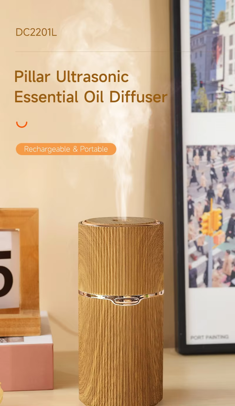 USB Type-C Home Aroma Diffuser with 100ml Water Tank Capacity and Waterless Auto Shut-Off