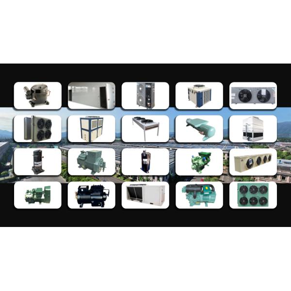 Refrigerador comercial QX1903VDL Compresor Unidad de condensación de la sala de congelación con evaporador de bobina