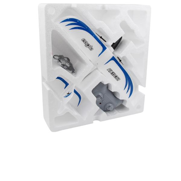 Design Fx802 Rc Eagle Glider Aircraft Automatic Balance Fighter Epp Anti-collision Foam 2.4g 2ch Flying Model Plane Toy