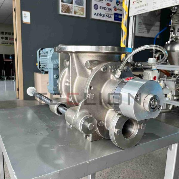 La vanne rotative est utilisée pour le transport pneumatique, avec un rotor amovible et une structure de type nettoyage