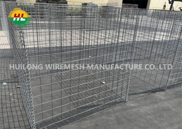 Hesco Explosion Proof Defensive Barriers Wall Filled With Sand For Blast Mitigation