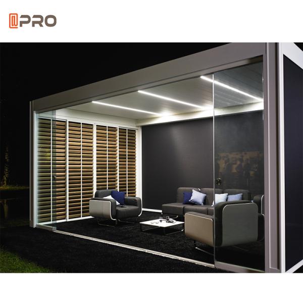 Motorzied Powder Coated Modern Electric Pergola Roof For Garden