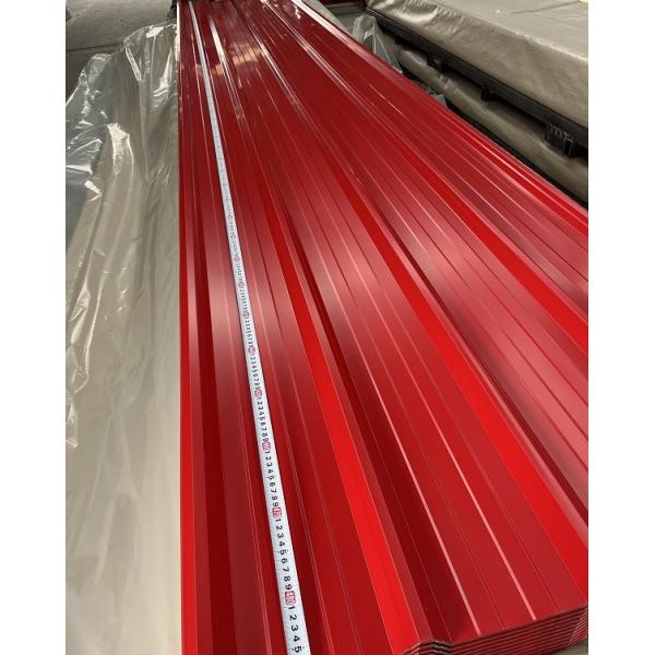 Z100 0,45 * 1250 Окрашенный цвет покрытый оранжевым оцинкованным RAL панели стенной облицовки гофрированные панели крыши листовая металлическая плитка