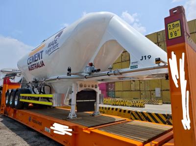 Jamieson Pneumatic Bulk Cement Trailer 4 Bottom Unload 165 kPa