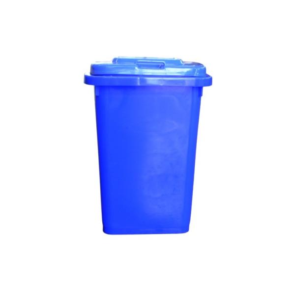50L Outdoor Garbage Can Freestanding Plastic Outdoor Trash Can