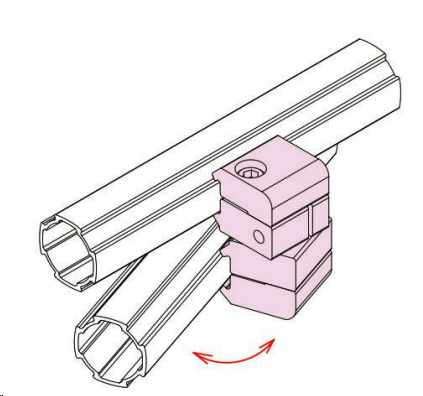 Утверждение сползая соединения алюминиевое АДК-12 материальное РоХС металла цвета АЛ-44 мычки