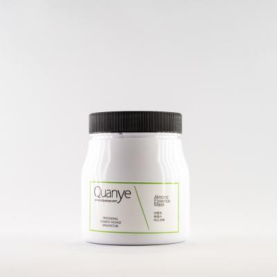 Big Size Hair Mask 750ml Cream Plastic Jar With Customized Corlor Lid PET Plastic