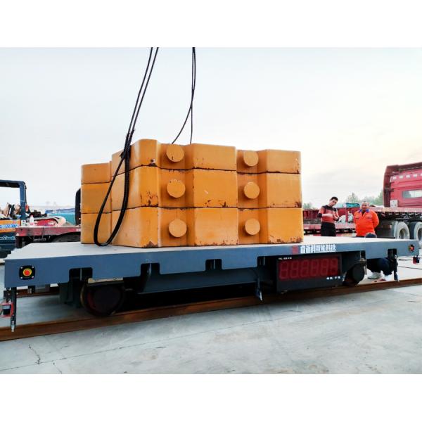 Nuclear Industry Apply Heavy Duty 40 Ton Rail Transfer Trolley