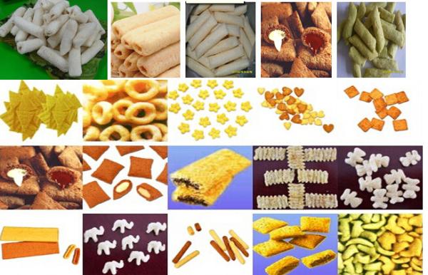 Large Capacity Corn Processing Machine , Rice Extrusion Puff Filling Machine