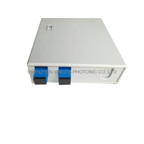 Коробка прекращения оптического волокна держателя ФТТХ стены, крытая пластиковая коробка оптического волокна портов ПК 2 АБС