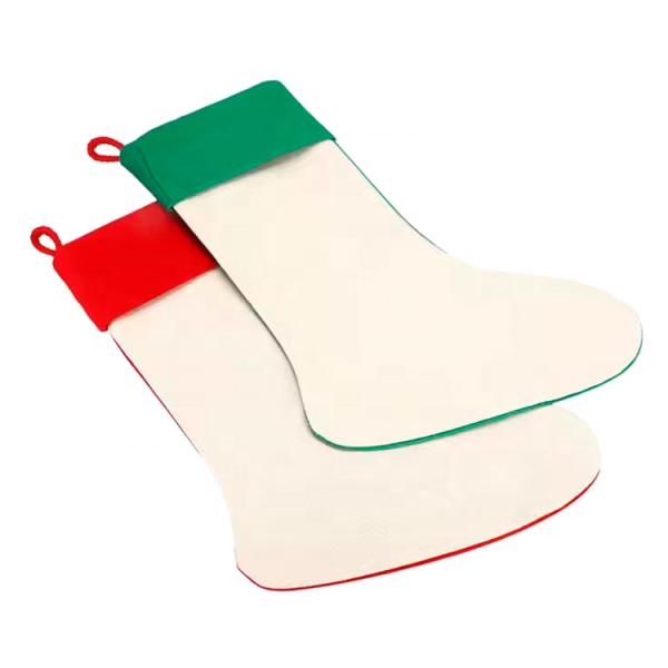 Christmas Tree Decoration Sublimation Blank Christmas Stockings Tree Ornaments