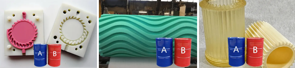 Thermoplastic Polyurethane Elastomer For Industrial Rollers / Machinery Components