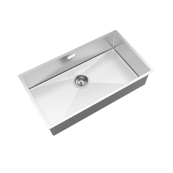Vintage 16/18 Gauge Rose Gold Sink Apartment Home Modern Vegetable Wash Sinks 32inch Counter Single Bowl Kitchen Sink With Cutting Board