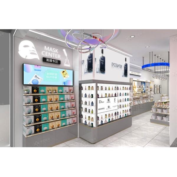 Estuche de exhibición de cosméticos de la serie Gray Classics para diseño de tiendas y exhibición en tiendas