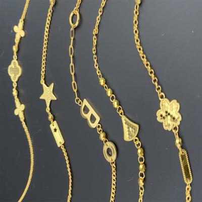 Delicate 18K Rose Gold Heart Bracelet